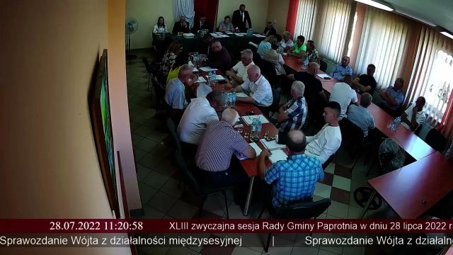Sesja Rady Gminy Paprotnia - 28.07.2022