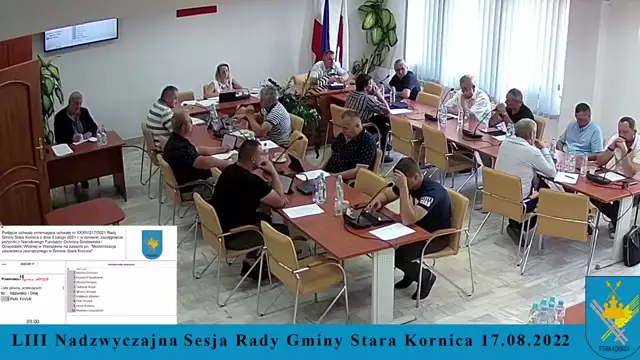 Sesja Rady Gminy Stara Kornica - 17.08.2022