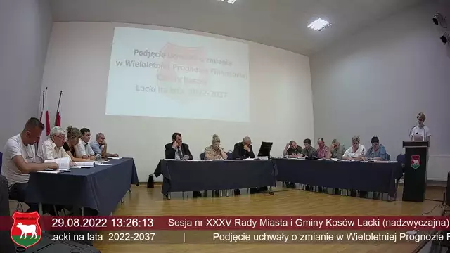 Sesja Rady Miasta i Gminy Kosów Lacki - 29.08.2022