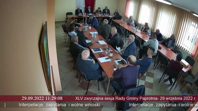 Sesja Rady Gminy Paprotnia - 29.09.2022