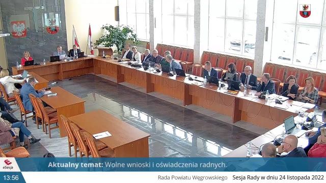 Sesja Rady Powiatu Węgrowskiego - 24.11.2022