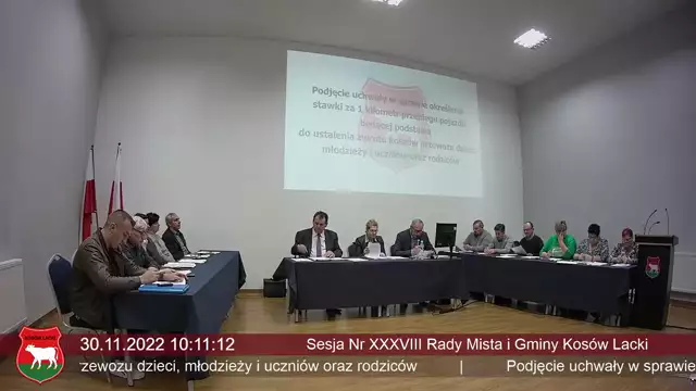 Sesja Rady Miasta i Gminy Kosów Lacki - 30.11.2022