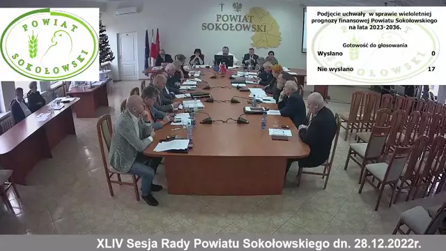 Sesja Rady Powiatu Sokołowskiego cz. III - 28.12.2022