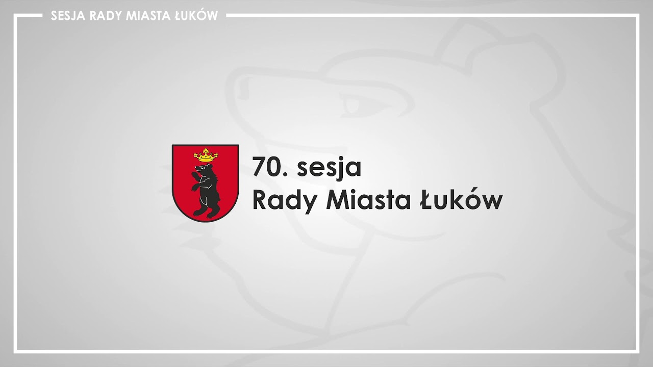 Sesja Rady Miasta Łuków - 26.01.2023