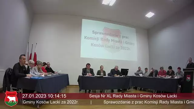 Sesja Rady Miasta i Gminy Kosów Lacki - 27.01.2023