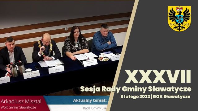Sesja Rady Gminy Sławatycze - 08.02.2023