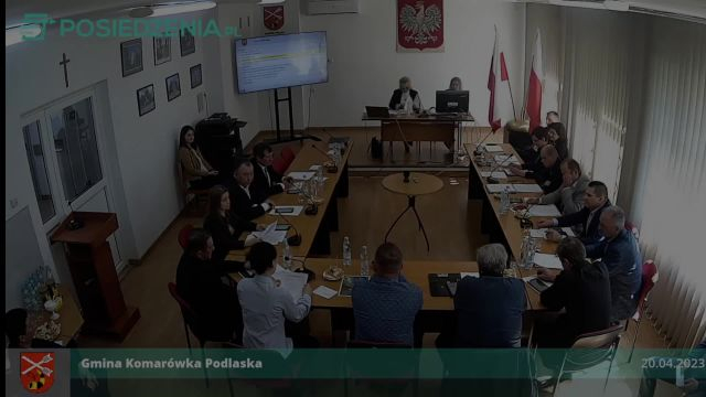 Sesja Rady Gminy Komarówka Podlaska - 20.04.2023