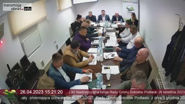 Sesja Rady Gminy Sokołów Podlaski - 26.04.2023