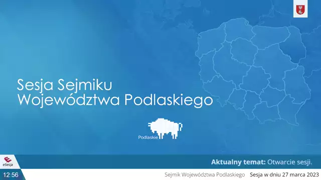 Sejmik Województwa Podlaskiego - 27.03.2023
