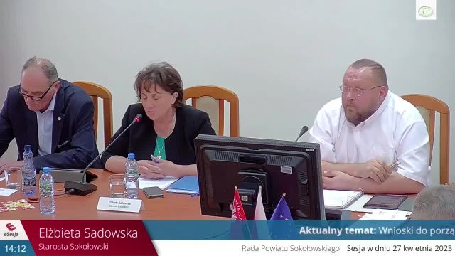 Sesja Rady Powiatu Sokołowskiego - 27.04.2023