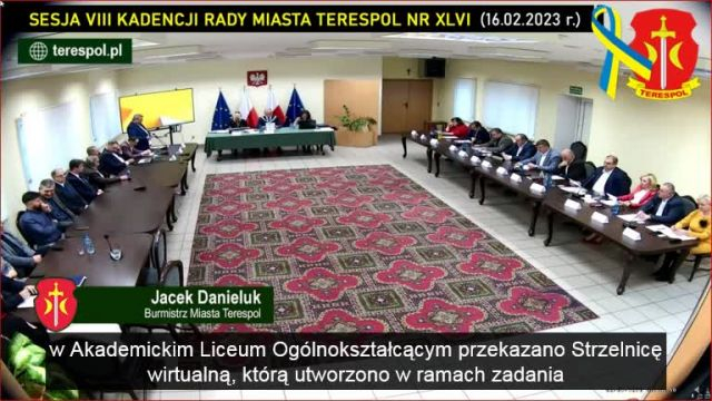 Sesja Rady Miasta Terespol - 16.02.2023