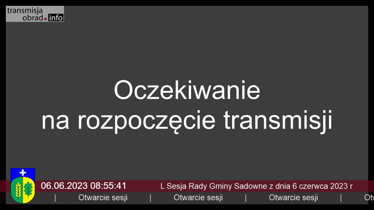 Sesja Rady Gminy Sadowne - 06.06.2023