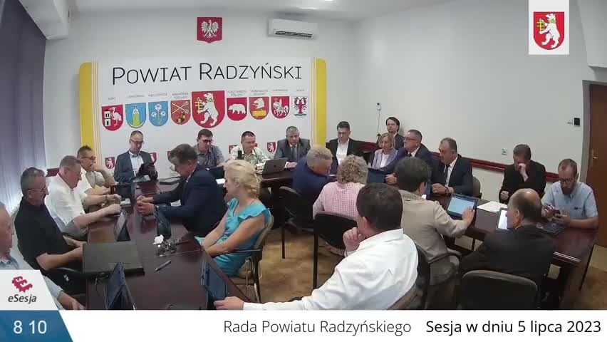 Sesja Rady Powiatu w Radzyniu Podlaskim - 05.07.2023