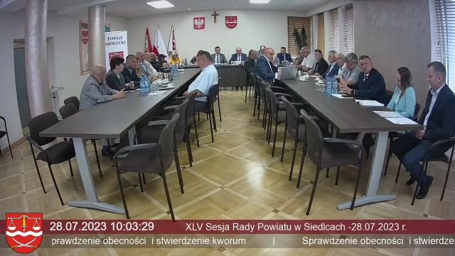 Sesja Rady Powiatu Siedleckiego - 28.07.2023