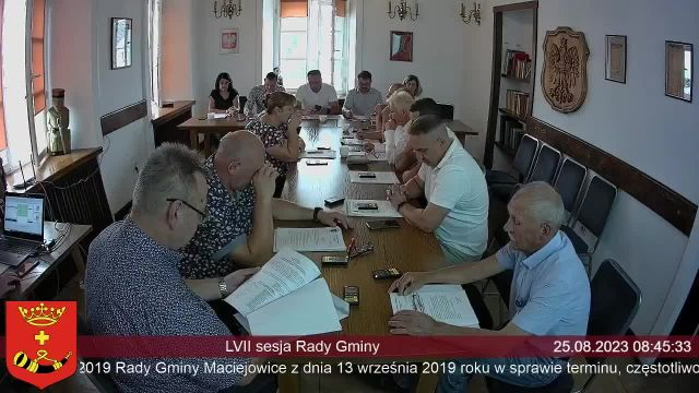 Sesja Rady Gminy Maciejowice - 25.08.2023