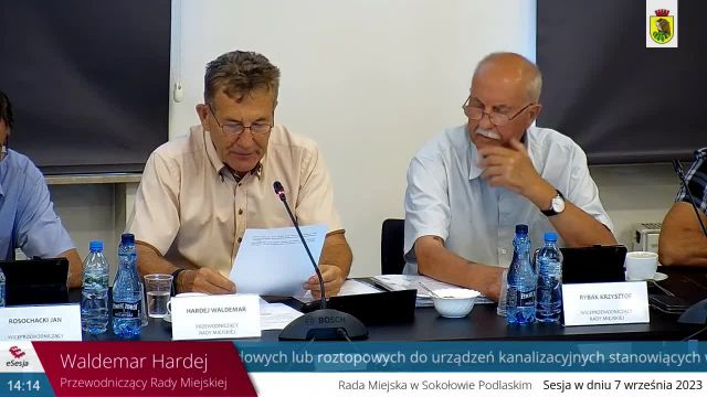 Sesja Rady Miasta Sokołów Podlaski - 07.09.2023