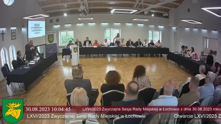 Sesja Rady Miasta Łochów - 30.08.2023