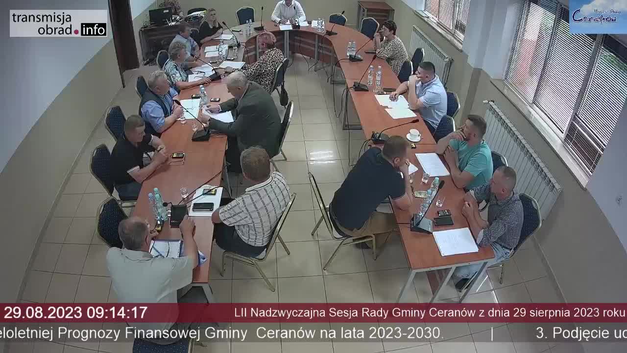 Sesja Rady Gminy Ceranów - 29.08.2023