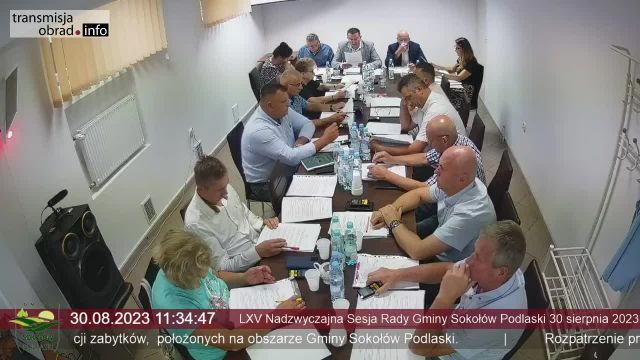 Sesja Rady Gminy Sokołów Podlaski - 30.08.2023
