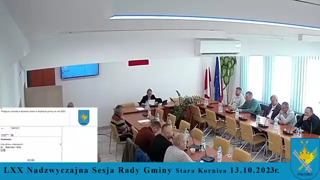 Sesja Rady Gminy Stara Kornica - 13.10.2023