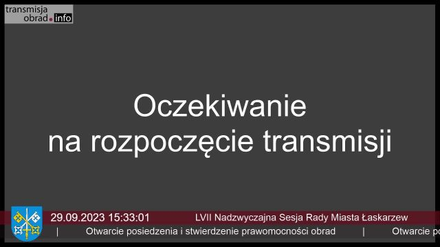 Sesja Rady Miasta Łaskarzew - 29.09.2023