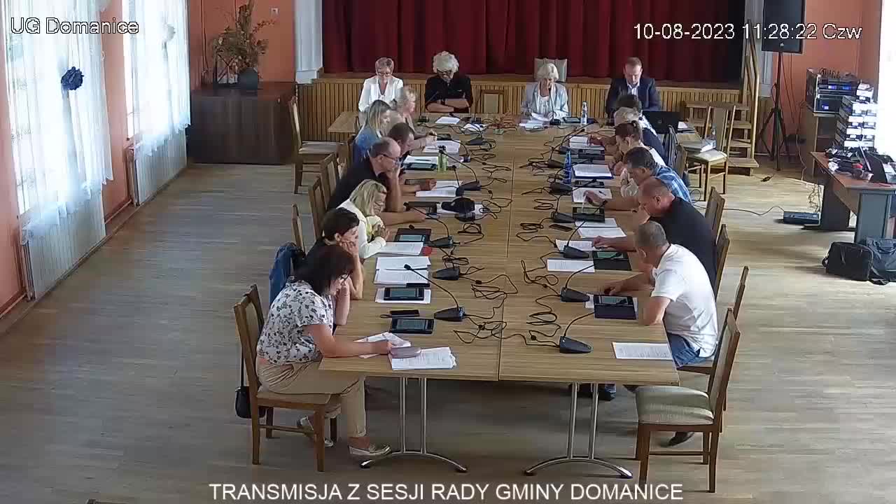 Sesja Rady Gminy Domanice - 10.08.2023