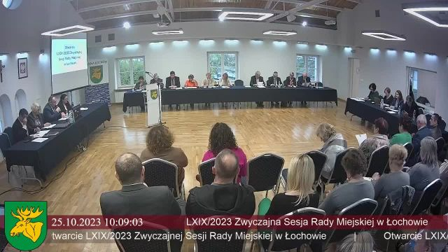 Sesja Rady Miasta Łochów - 25.10.2023