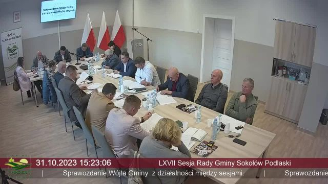 Sesja Rady Gminy Sokołów Podlaski - 31.10.2023