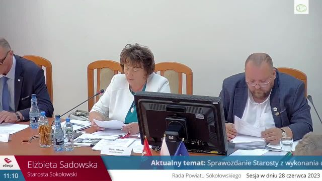 Sesja Rady Powiatu Sokołowskiego - 28.06.2023