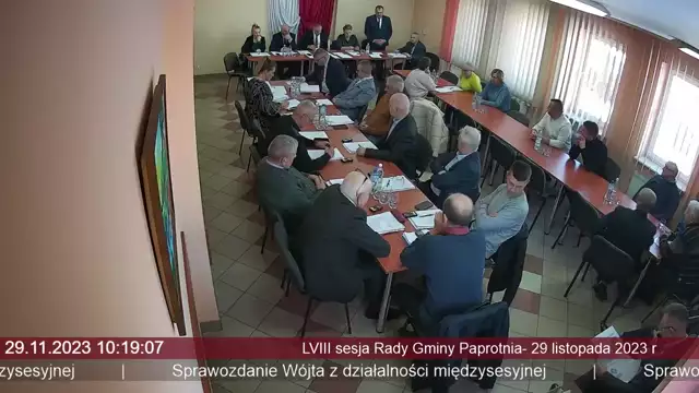 Sesja Rady Gminy Paprotnia - 29.11.2023