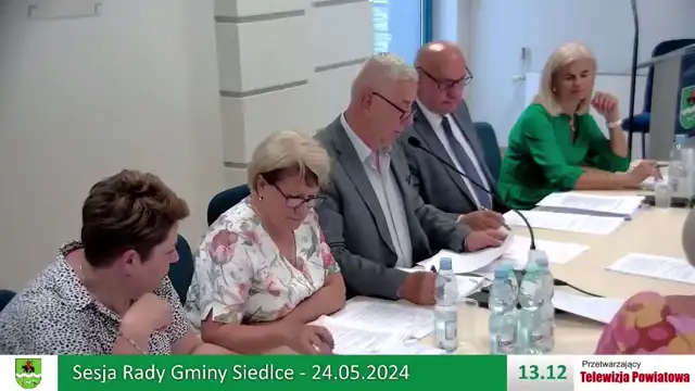 Sesja Rady Gminy Siedlce – 24.05.2024