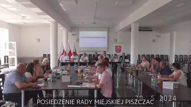Sesja Rady Miejskiej Piszczac - 29.05.2024
