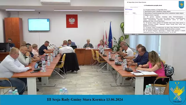 Sesja Rady Gminy Stara Kornica - 13.06.2024