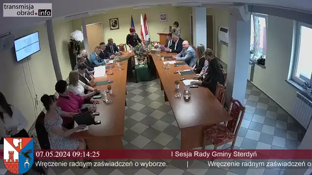 I Sesja Rady Gminy Sterdyń - 07.05.2024