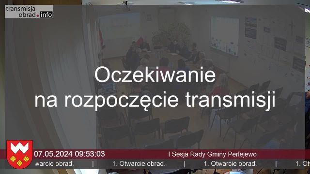 I Sesja Rady Gminy Perlejewo - 07.05.2024