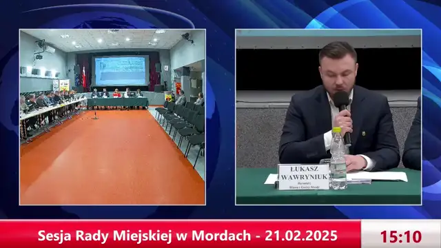 Sesja Rady Miejskiej w Mordach - 21.02.2025