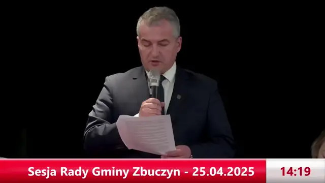 Sesja Rady Gminy Zbuczyn – 25.04.2025
