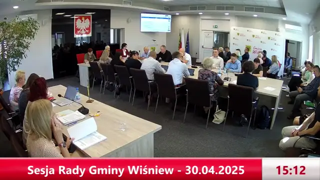 Sesja Rady Gminy Wiśniew – 30.04.2025