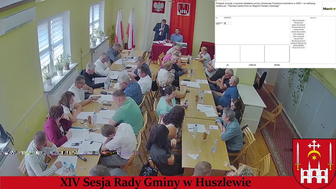 XIV Sesja Rady Gminy w Huszlewie