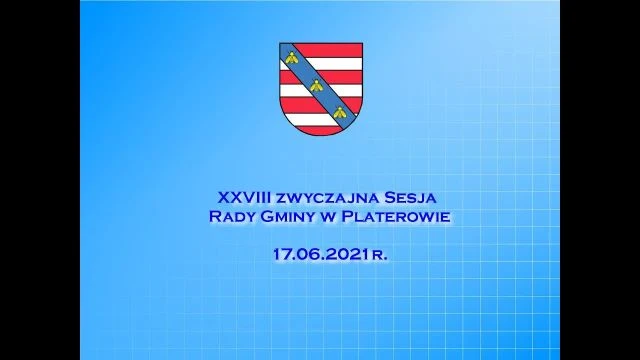 XV Zwyczajna Sesja Rady Gminy  Platerów -  13 czerwca 2025r.