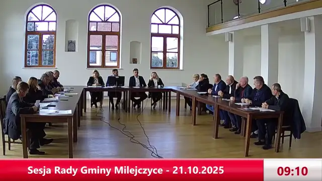 Sesja Rady Gminy Milejczyce – 21.10.2025