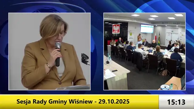 Sesja Rady Gminy Wiśniew - 29.10.2025 (1)