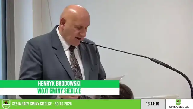 Sesja Rady Gminy Siedlce - 30.10.2025 (1)