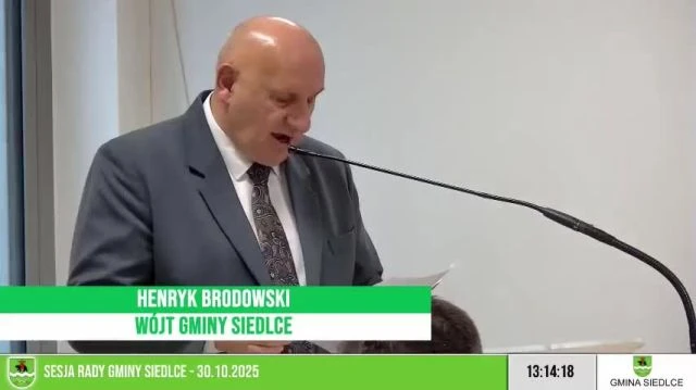 Sesja Rady Gminy Siedlce - 30.10.2025 (1)