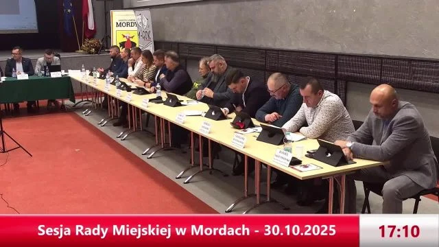 Sesja Rady Miejskiej w Mordach - 30.10.2025 (1)