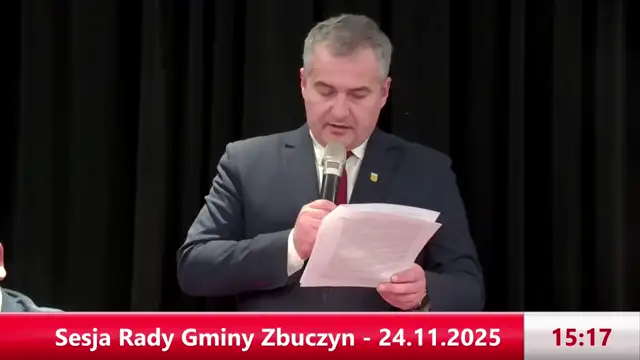 Sesja Rady Gminy Zbuczyn - 24.11.2025
