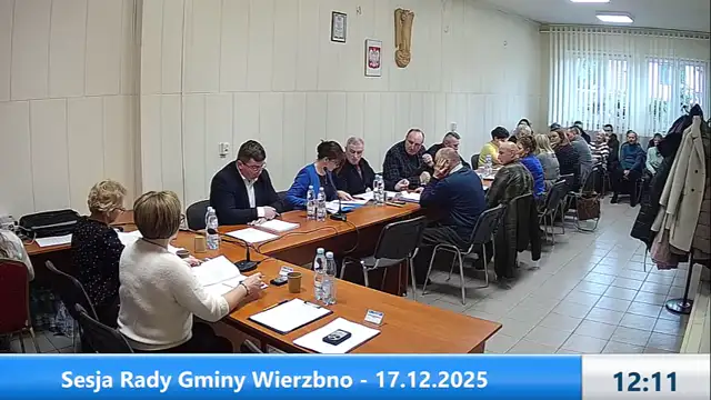 Sesja Rady Gminy Wierzbno – 17.12.2025