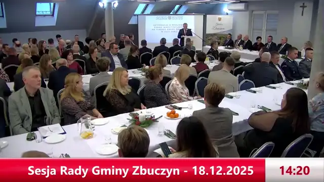 Sesja Rady Gminy Zbuczyn - 18.12.2025