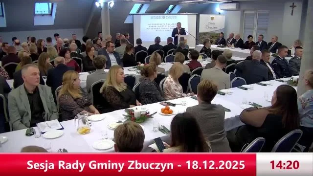 Sesja Rady Gminy Zbuczyn - 18.12.2025