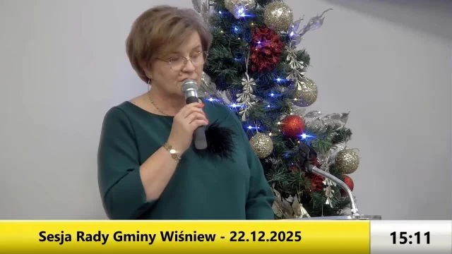Sesja Rady Gminy Wiśniew - 22.12.2025